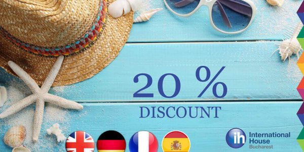 Summer Sale  – 20% off for English, German, French and Spanish IH Open Courses